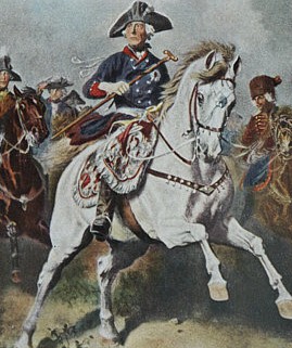 Frederick the Great during the Seven Years War painting by Richard Knotel public domain.jpg